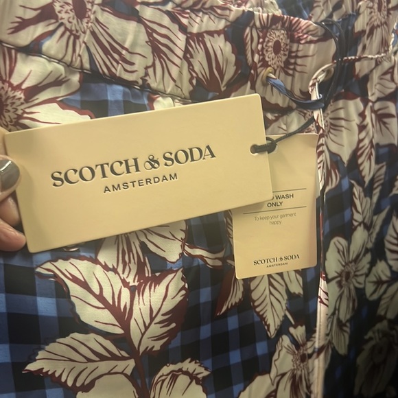 Scotch and soda printed wide leg pants- sold out on anthropology website - Picture 4 of 4